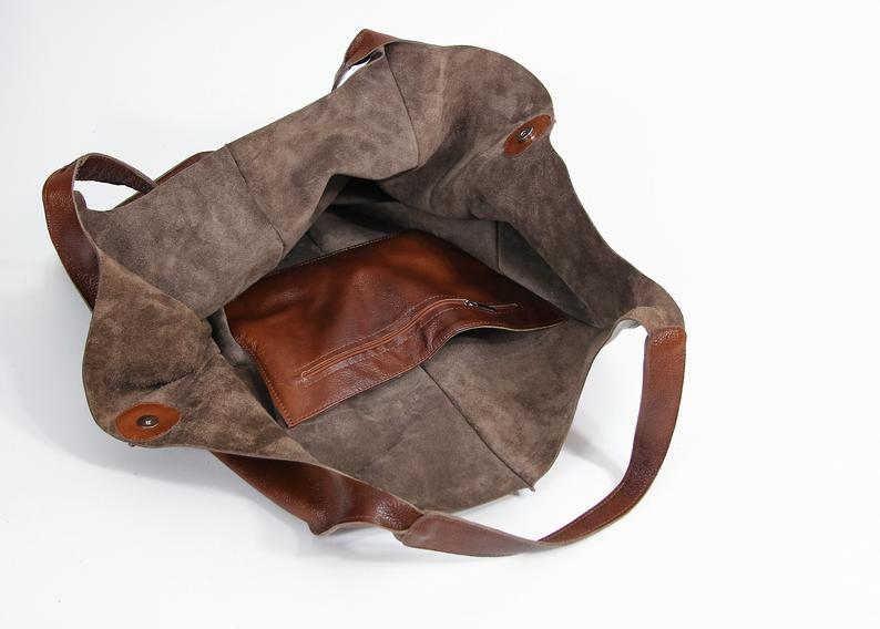 🔥Vendita limitata️🔥Borsa in pelle di grande capacità