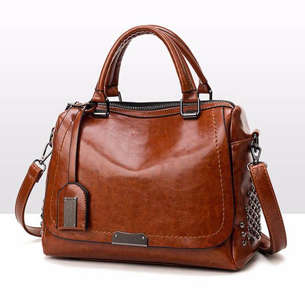 🔥Vendita limitata️‍🔥Borsa in pelle di lusso con rivetti