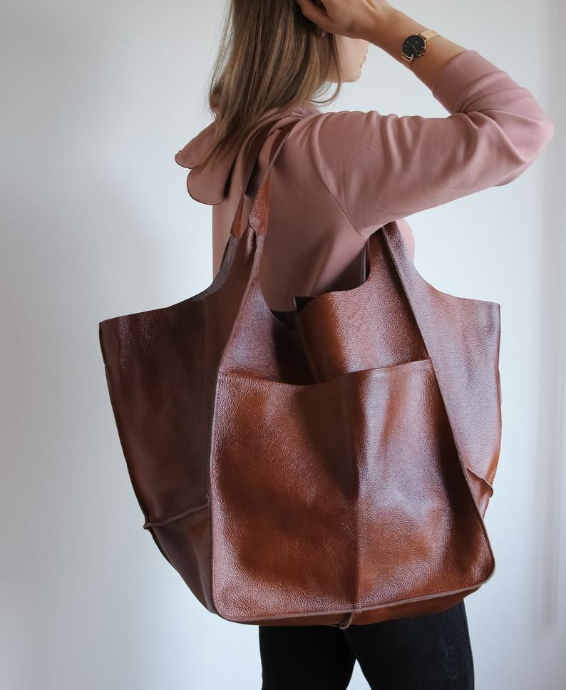 🔥Vendita limitata️‍🔥Borsa in pelle di grande capacità