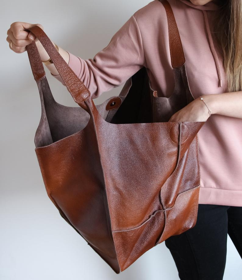 🔥Vendita limitata️‍🔥Borsa in pelle di grande capacità